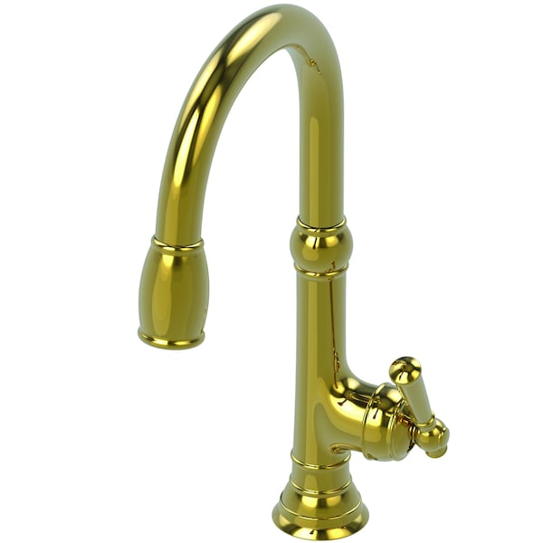Newport Brass Pull-Down Kitchen Faucet in Polished Brass Uncoated (Living) 2470-5103-03N - main